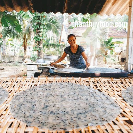 Công đoạn nấu, tráng bánh