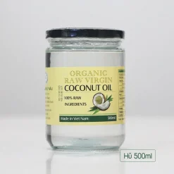 Hũ dầu dừa ép lạnh 500ml